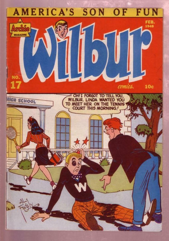 Wilbur #17 (Archie Comics, 1948), raw comic book in VF condition — front cover