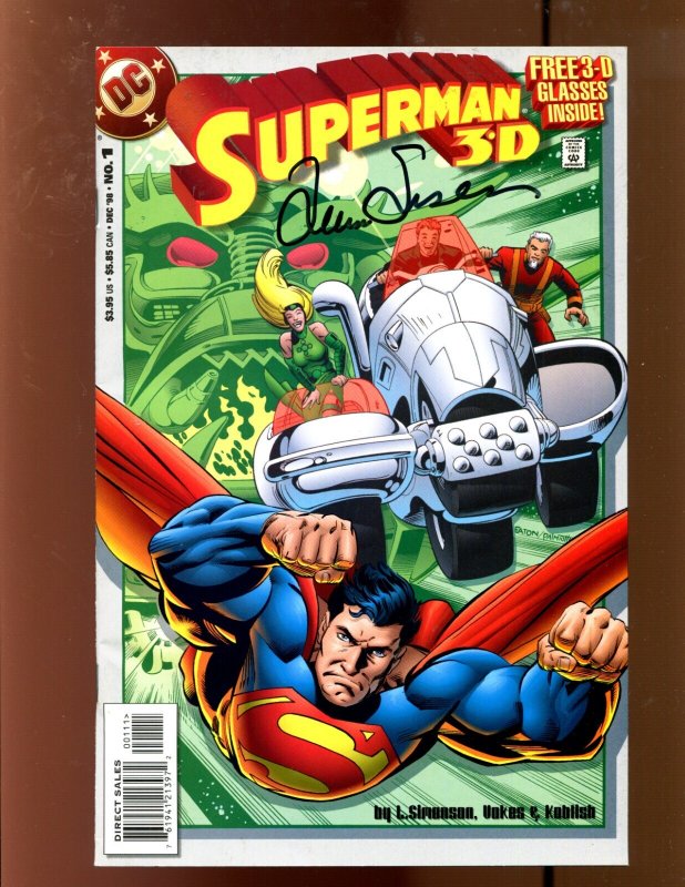 Superman 3D #1 (1998), raw comic book in 8.5 condition — front cover