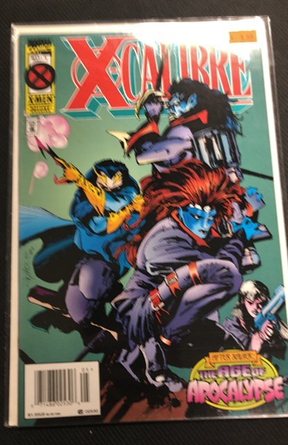 X-Calibre #3 (Marvel Comics, 1995), raw, ungraded comic book — front cover
