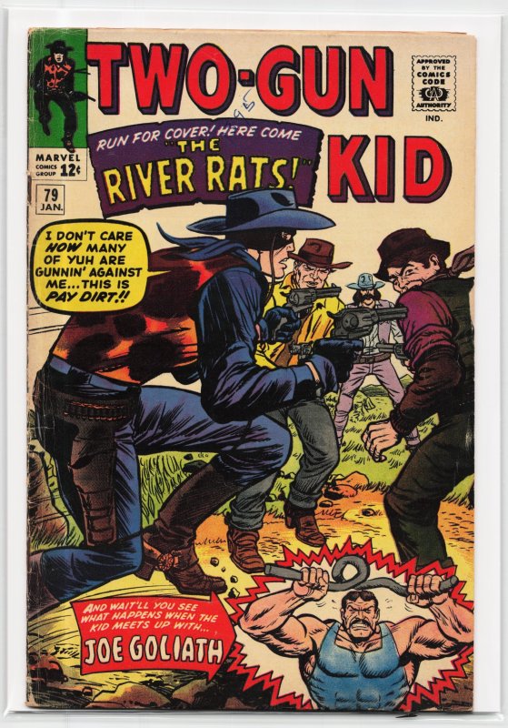 Two-Gun Kid #79 (Marvel Comics, 1966), raw, ungraded comic book — front cover