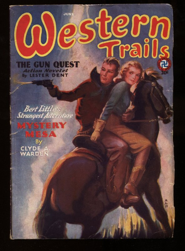Western Trails 6/1932-Lester Dent-Hero Pulp Magazine-High Grade (Street and Smith, 1932), raw, ungraded comic book — front cover