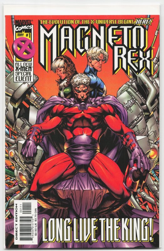 Magneto Rex #1 (Marvel Comics, 1999), raw, ungraded comic book — front cover