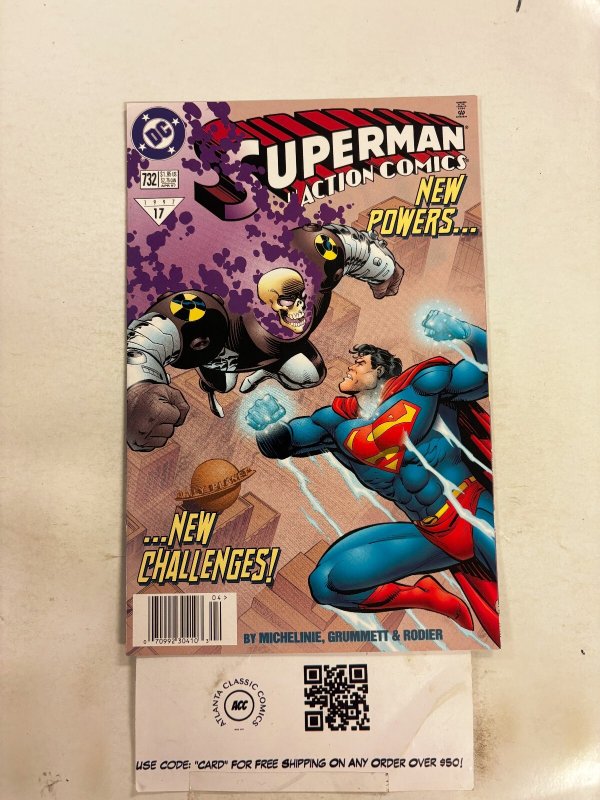 Action Comics Weekly #732 (DC Comics), raw comic book in NM condition — front cover