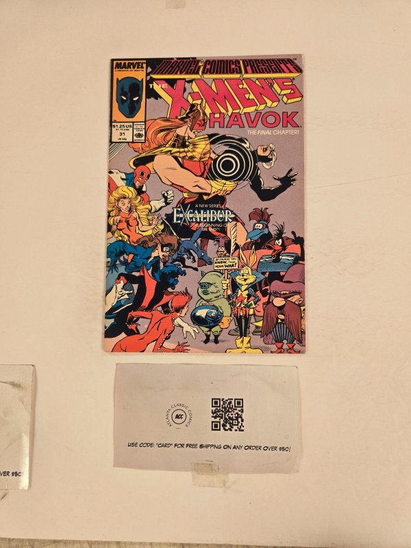 Presents #31 (Marvel Comics, 1989), raw comic book in NM condition — front cover