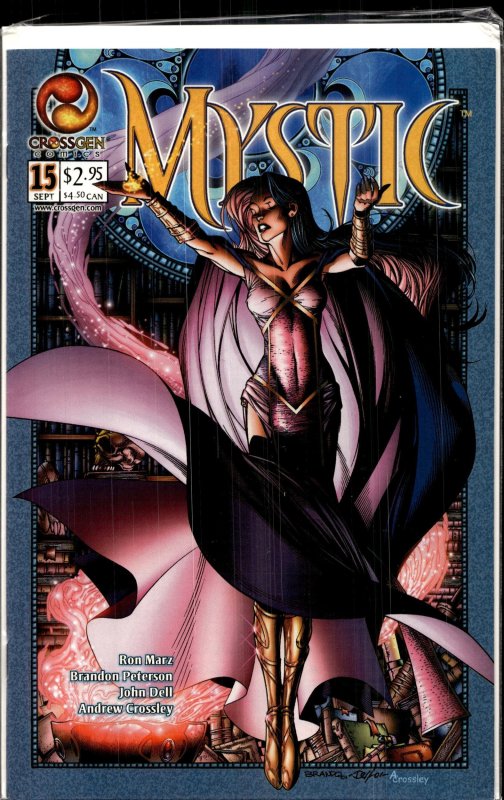 Mystic #15 (2001), raw, ungraded comic book — front cover