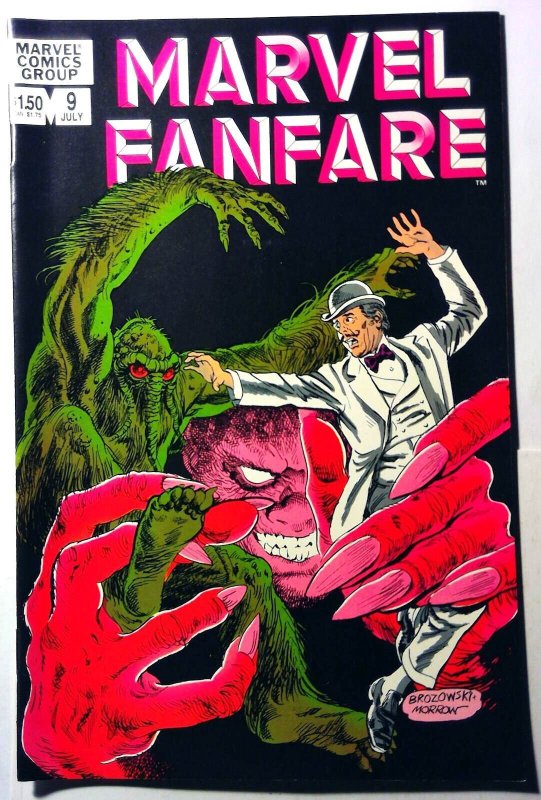Marvel Fanfare #9 (Marvel Comics, 1983), raw, ungraded comic book — front cover