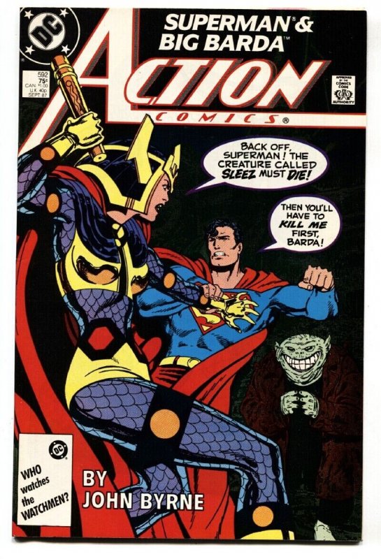 Action #592 (DC Comics, 1987), raw, ungraded comic book — front cover