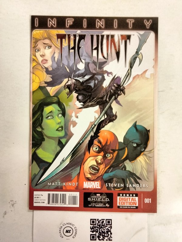 Infinity the Hunter #1 (Marvel Comics), raw comic book in NM condition — front cover