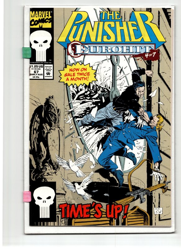 The Punisher #67 (Marvel Comics, 1992), raw, ungraded comic book — front cover