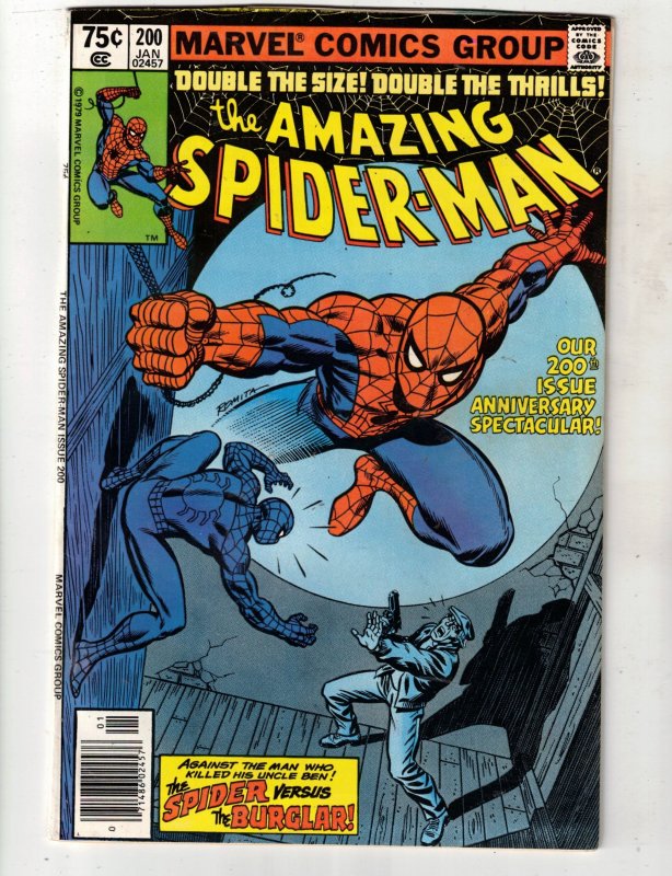 The Amazing Spider-Man #200 (Marvel Comics, 1980), comic book — front cover in its holder