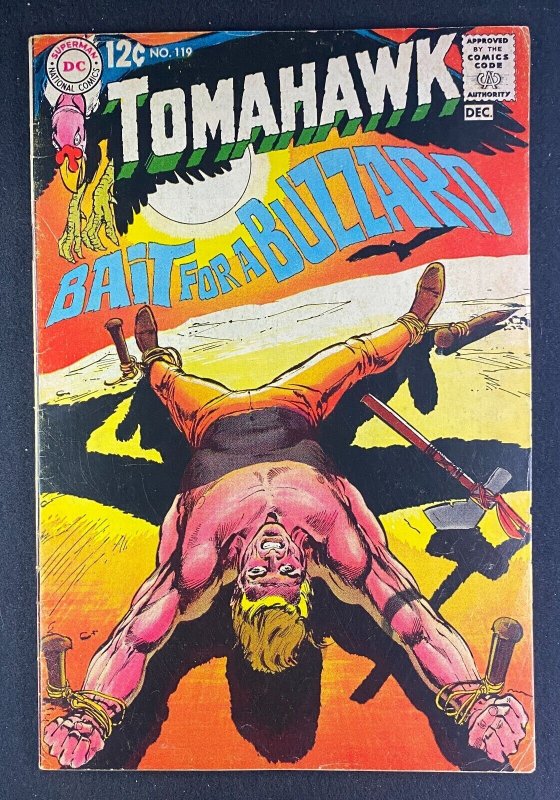 Tomahawk #119 (1950), raw comic book in VG/FN 5.0 condition — front cover
