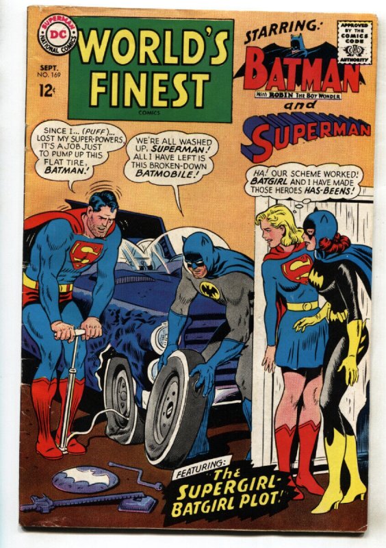 World's Finest #169 (DC Comics), raw, ungraded comic book — front cover