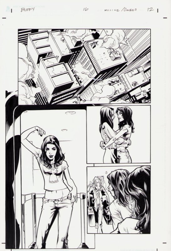 Buffy the Vampire Slayer #16, raw, ungraded comic book — front cover