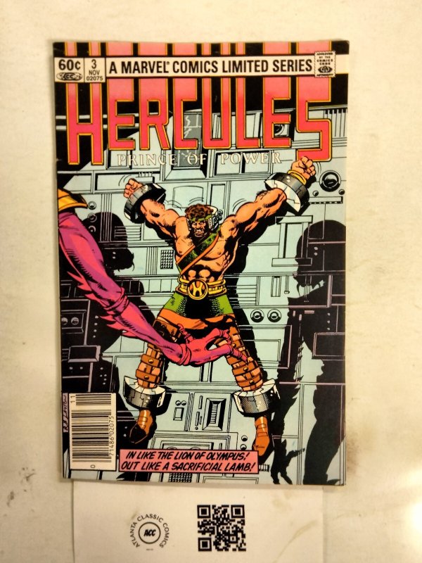 Hercules Prince of Power #3 (Marvel Comics), raw comic book in NM condition — front cover