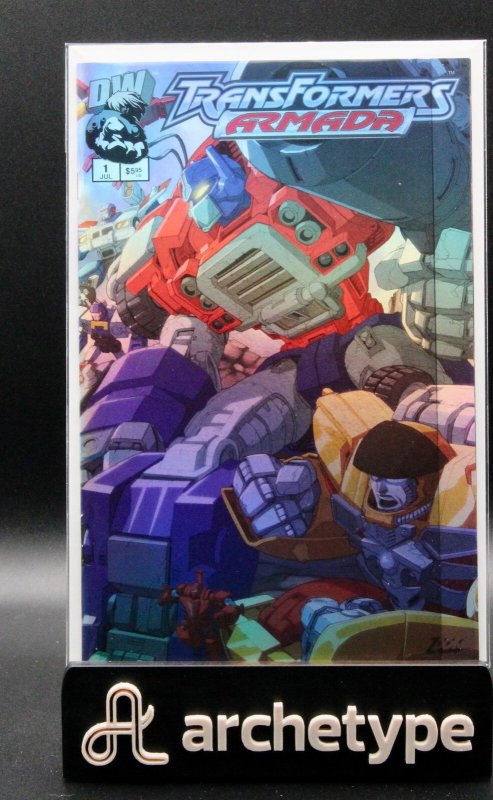 Transformers: Armada #1 (IDW Publishing, 2002), raw, ungraded comic book — front cover