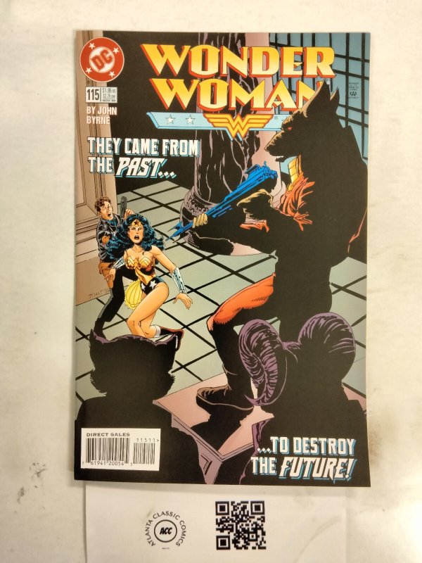 Wonder Woman #115 (DC Comics, 1996), raw comic book in NM condition — front cover