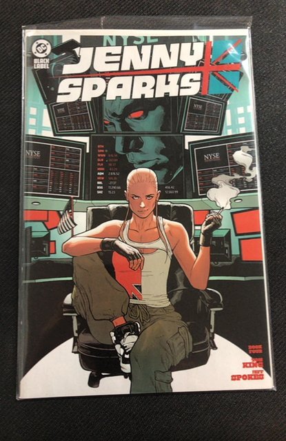 Jenny Sparks #4 (2025), raw, ungraded comic book — front cover