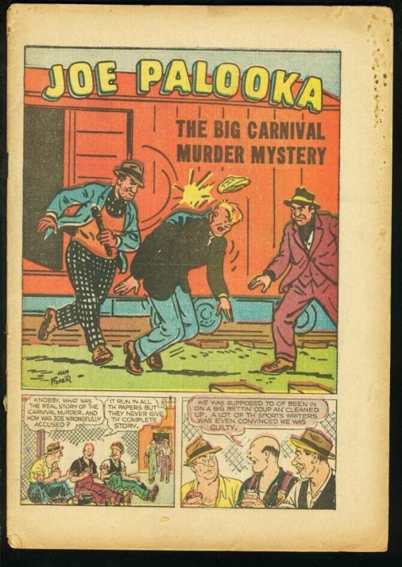 Joe Palooka #5 (Harvey Comics, 1946), raw comic book in FR condition — front cover