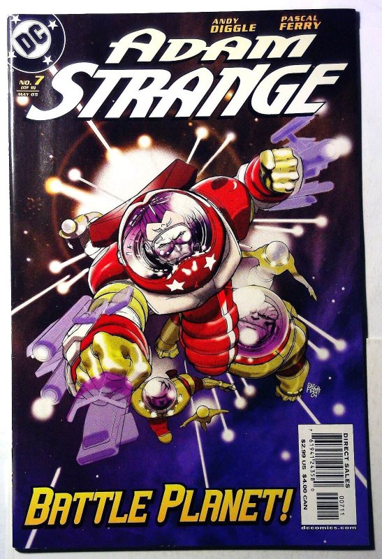 Adam Strange 2nd Series #7 (DC Comics, 2005), raw, ungraded comic book — front cover