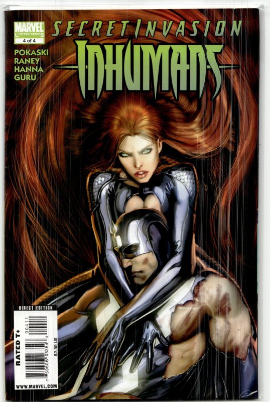 Secret Invasion: Inhumans #4 (2009), raw, ungraded comic book — front cover