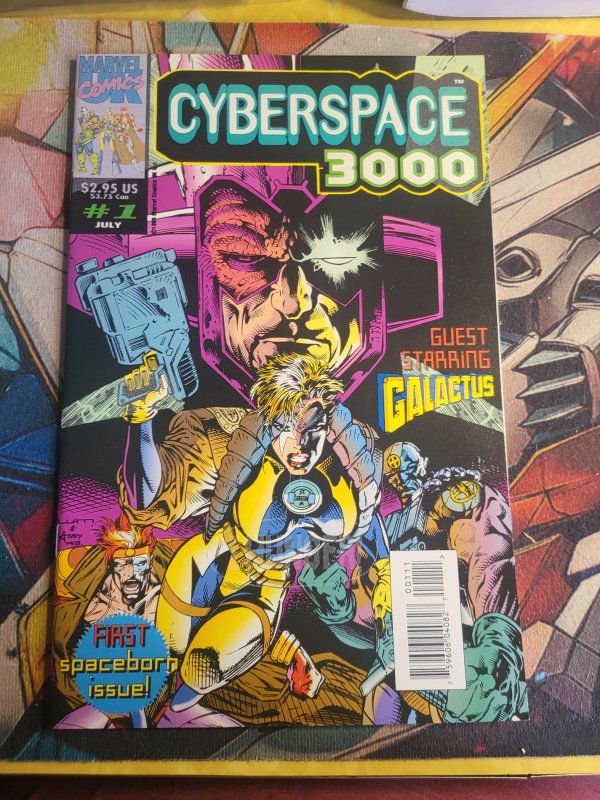 Cyberspace 3000 #1 (1993), raw, ungraded comic book — front cover