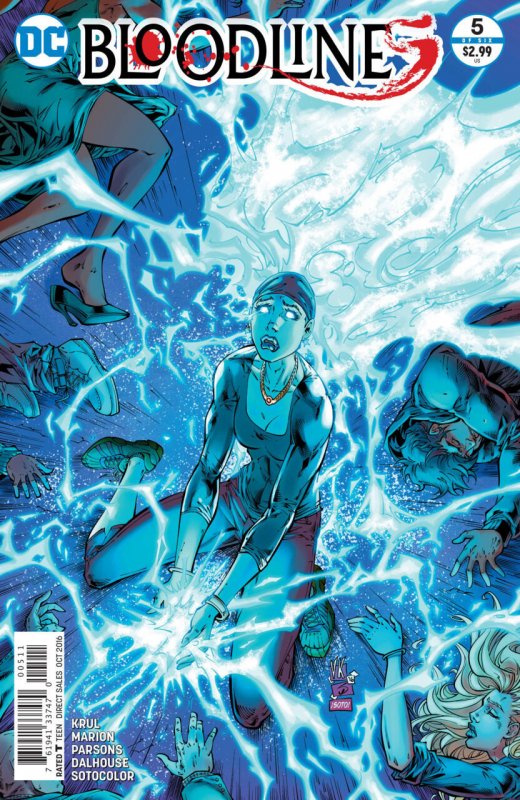 Bloodlines #5 (2016), raw comic book in VF/NM condition — front cover