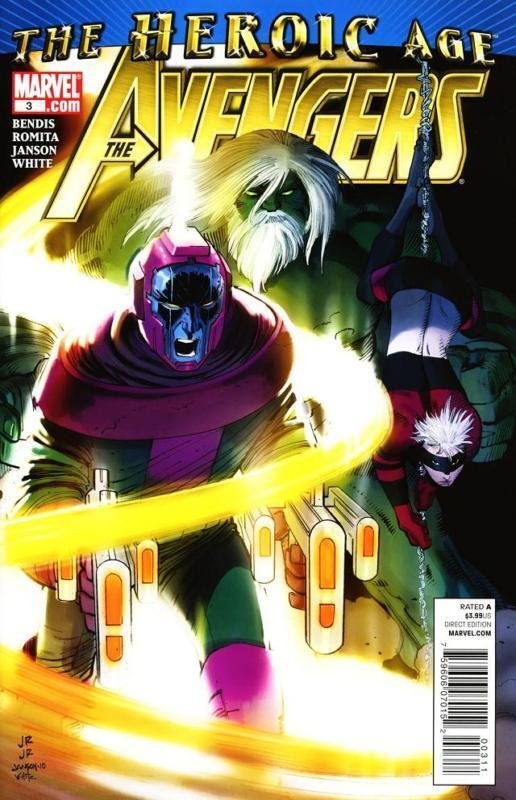 Avengers #3 (Marvel Comics), raw comic book in NM condition — front cover