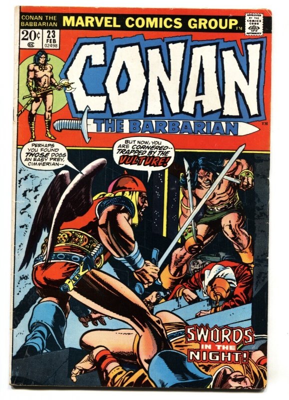 Conan the Barbarian #23 - 1973 - Marvel - VG - Comic Book (Marvel Comics, 1973), raw comic book in VG condition — front cover