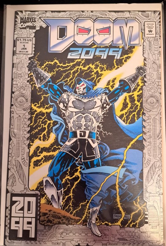 Doom 2099 #1 (Marvel Comics, 1993), raw, ungraded comic book — front cover