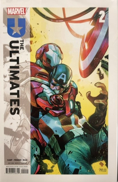 The Ultimates #2 (Marvel Comics), raw, ungraded comic book — front cover