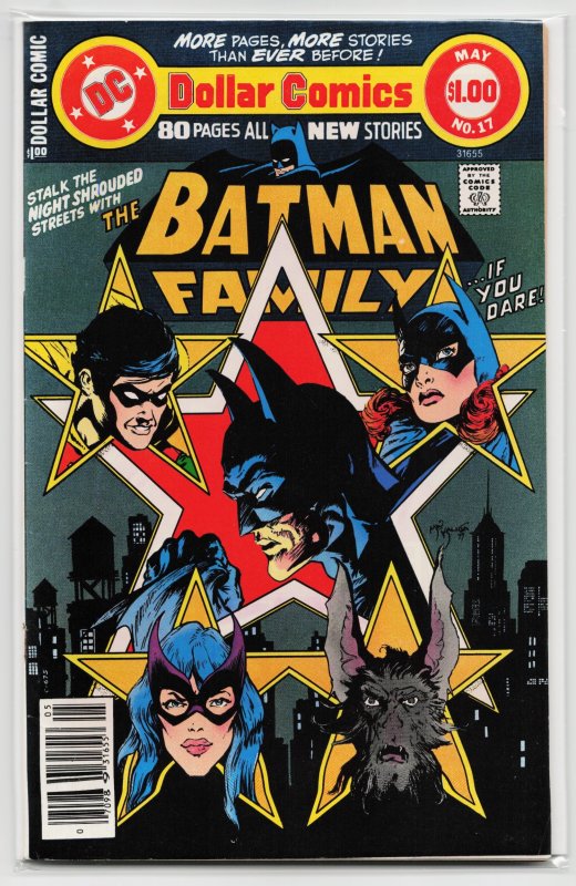 The Batman Family #17 (DC Comics, 1978), raw, ungraded comic book — front cover