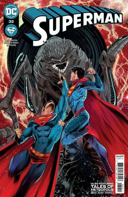 Superman #32 (DC Comics, 2021), raw, ungraded comic book — front cover