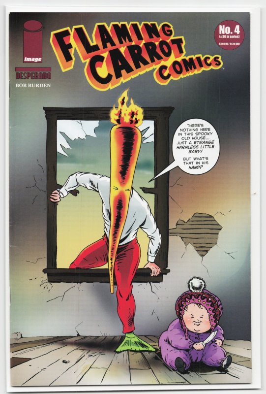 Flaming Carrot Comics #4 (2005), raw, ungraded comic book — front cover