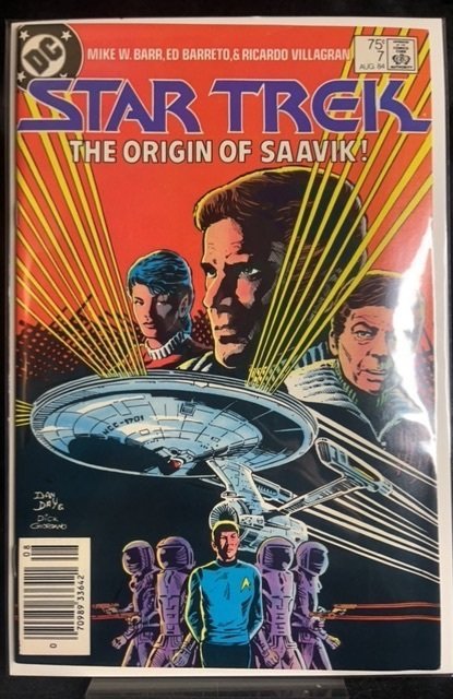 Star Trek #7 (DC Comics, 1984), raw, ungraded comic book — front cover
