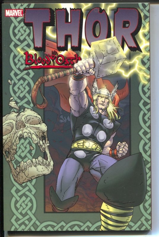 Thor: Blood Oath-Michael Avon Oeming-2005-PB-VG/FN, raw comic book in VG/FN condition — front cover