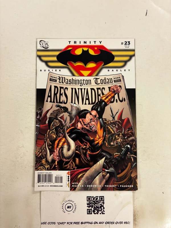 Trinity #23 (DC Comics, 2009), raw comic book in NM condition — front cover