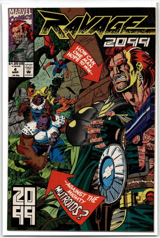 Ravage 2099 #4 (1993), raw, ungraded comic book — front cover
