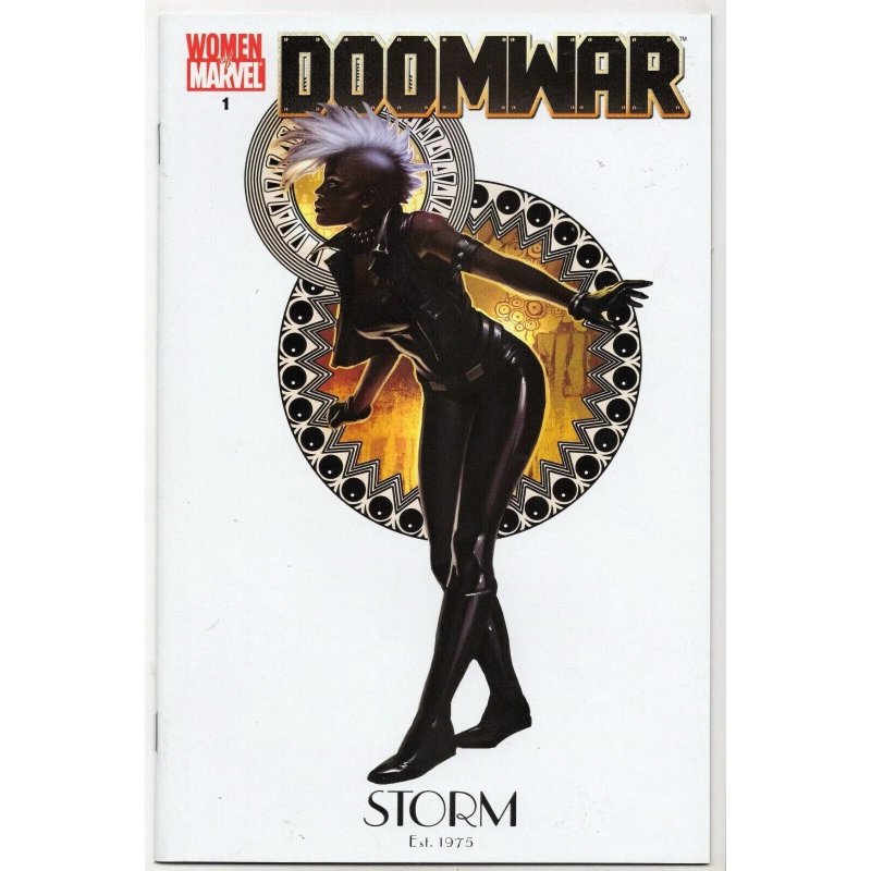 Doomwar #1 (Marvel Comics, 2010), raw comic book in NM+ 9.6 condition — front cover