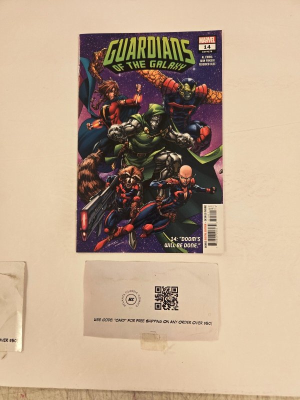 Guardians of the Galaxy #14 (Marvel Comics), raw comic book in NM condition — front cover