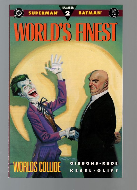 Superman & Batman: World's Finest #2, raw, ungraded comic book — front cover