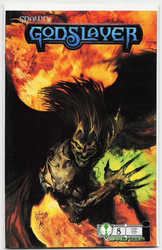Spawn: Godslayer #8 (Image Comics, 2008), raw, ungraded comic book — front cover