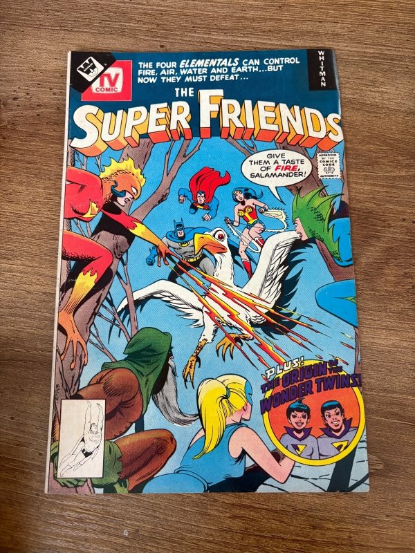 The Super Friends #14 (DC Comics, 1978), raw comic book in VF condition — front cover