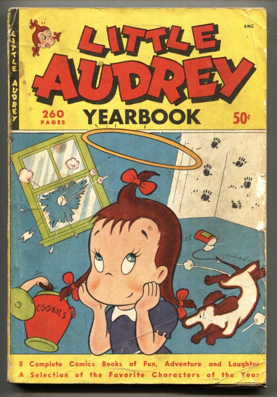 Little Audrey Yearbook 1950-Rare Giant-Size Comic-Mopsy-Abbott and Costello (1950), raw, ungraded comic book — front cover