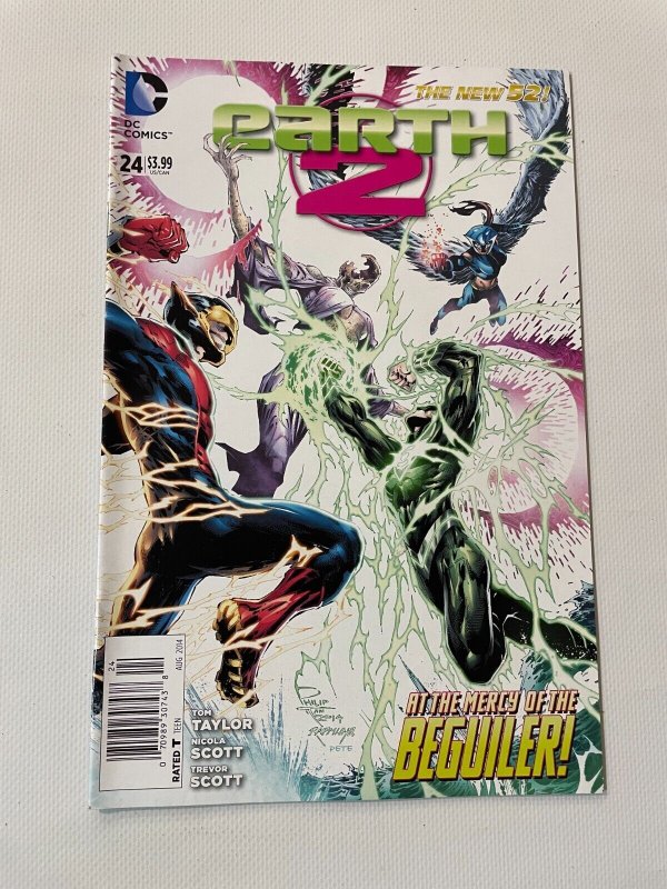 Earth 2 #24 (DC Comics), raw comic book in VF/NM condition — front cover