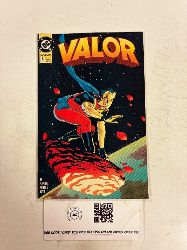 Valor #8 (DC Comics), raw comic book in NM condition — front cover