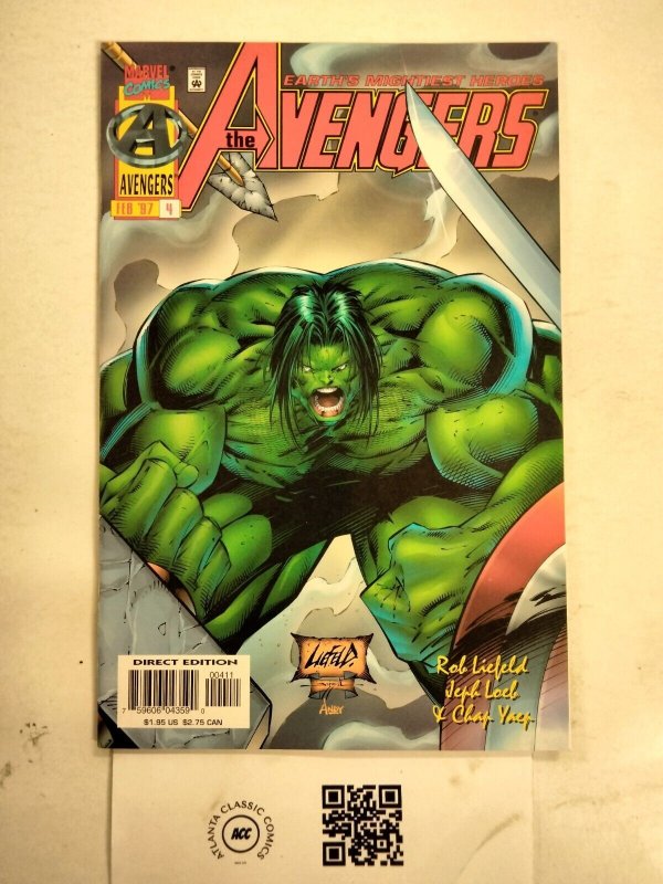 The Avengers #4 (Marvel Comics), raw comic book in NM condition — front cover