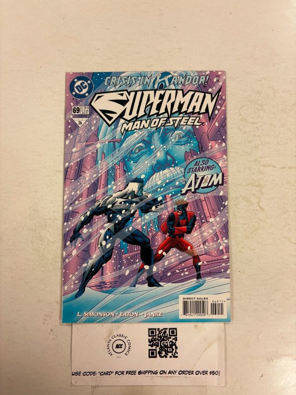 Superman the Man of Steel #69 (DC Comics), raw comic book in NM condition — front cover