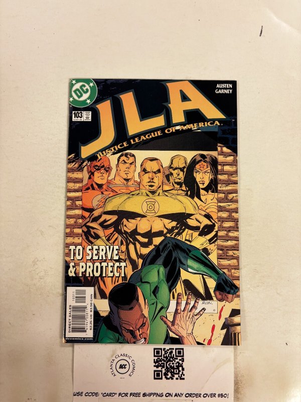 Justice League of America #34 (DC Comics, 2009), raw comic book in NM condition — front cover