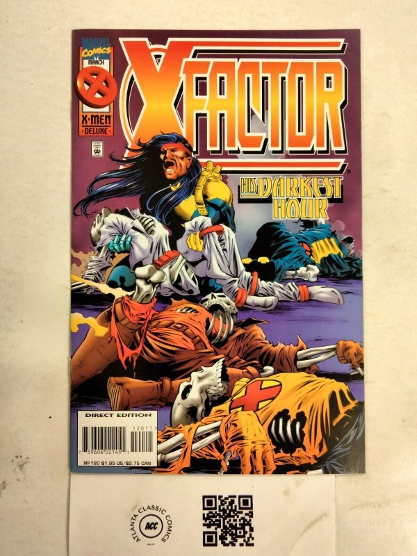 X-Factor #120 (Marvel Comics, 1996), raw comic book in NM condition — front cover