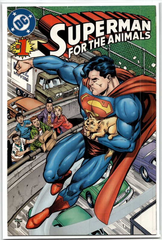 Superman for the Animals (2000) Superman (2000), raw, ungraded comic book — front cover